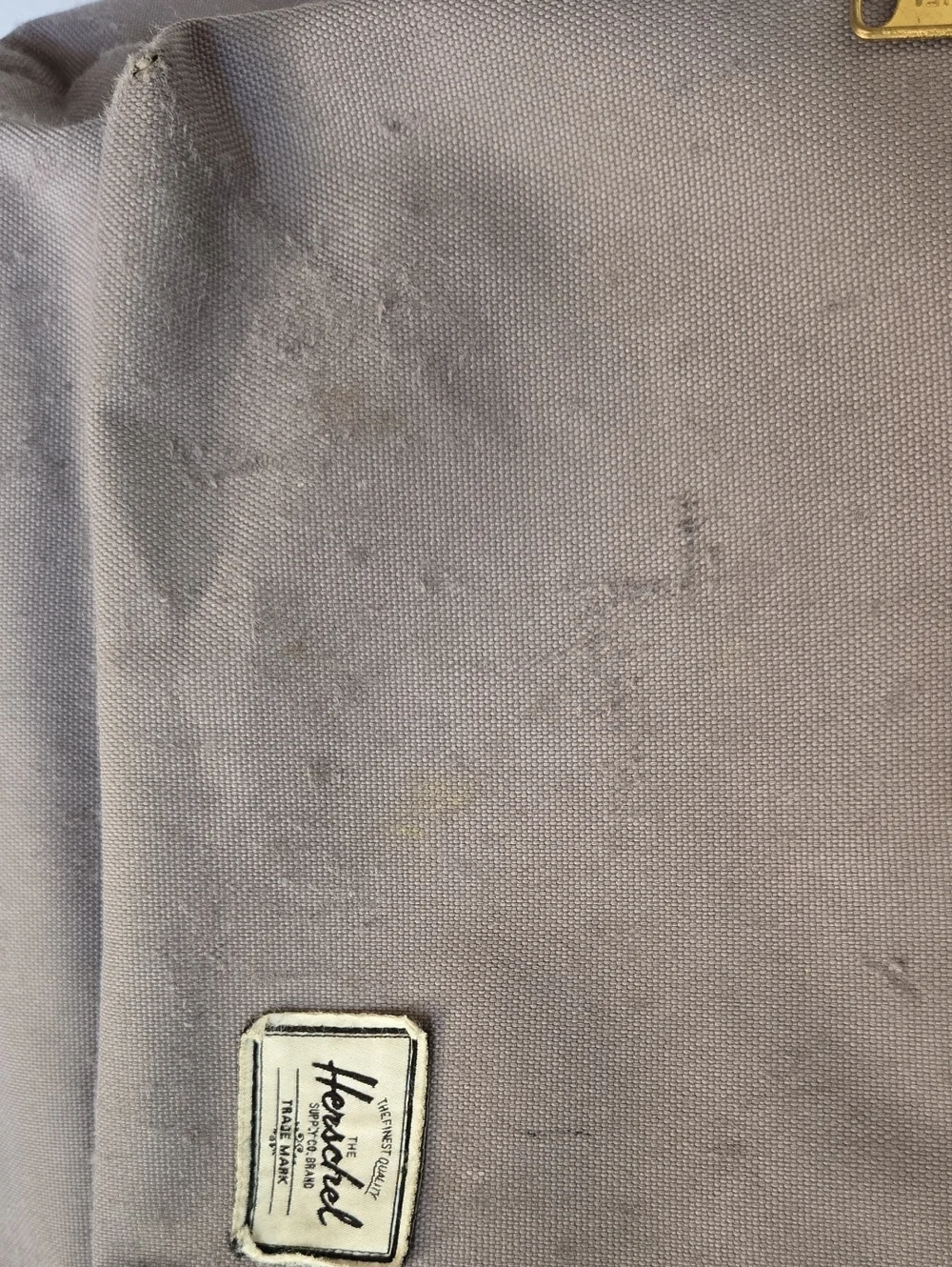 Herschel Supply Company Gray Backpack with Gold Hardware